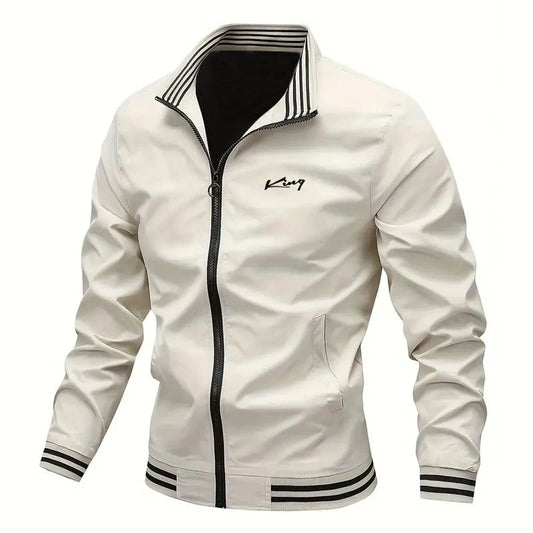 Men's Full Plain Zipper Pocket Sports & Outdoor Streetwear Cool Casual