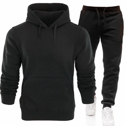 F Sweatshirt 2 pc set Pullover Men's Fashion Winter Hoodie Sportswear