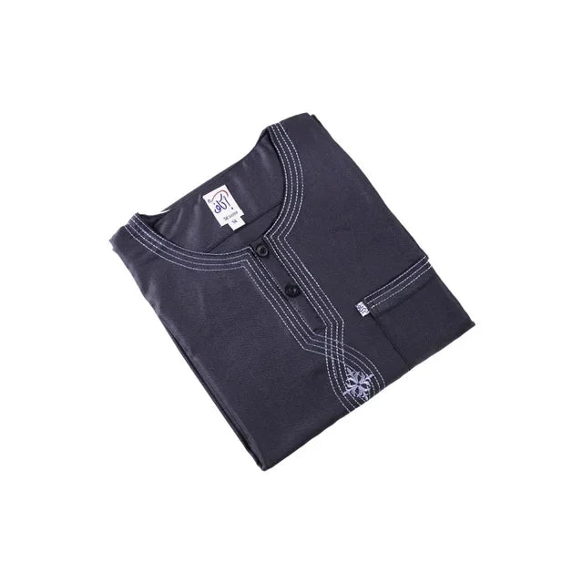 2 peice Clothing Men Kaftan Pakistan Djellaba Clothing Afghan Short sleeved Robe Thobe