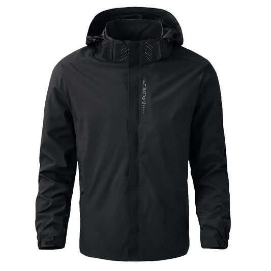 Men's Waterproof Rain Jacket Lightweight Outdoor Hiking Windproof