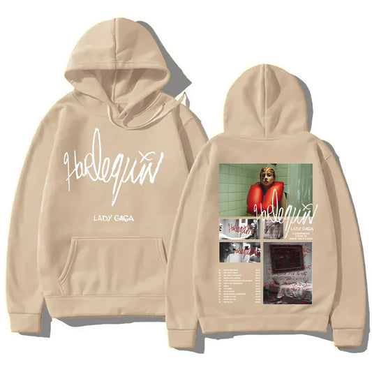 Lady Gaga Album To Joker Folie A Deux Pullovers New Hoodies Women /Men Loose Classic