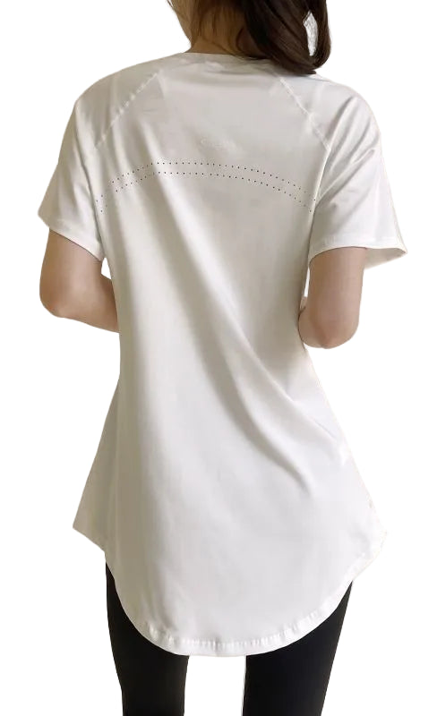 Shop Sleek Women's Yoga Fitness T-shirt