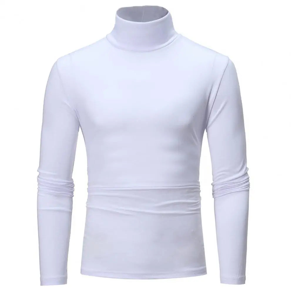 Men's Turtleneck T Shirts Slim Fit