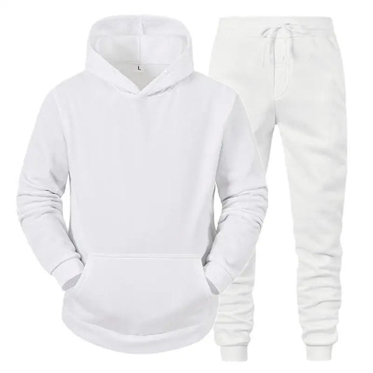 Men Sportswear Sweater Suit Hoodies + Pants Sports Sets Jogging Tracksuits
