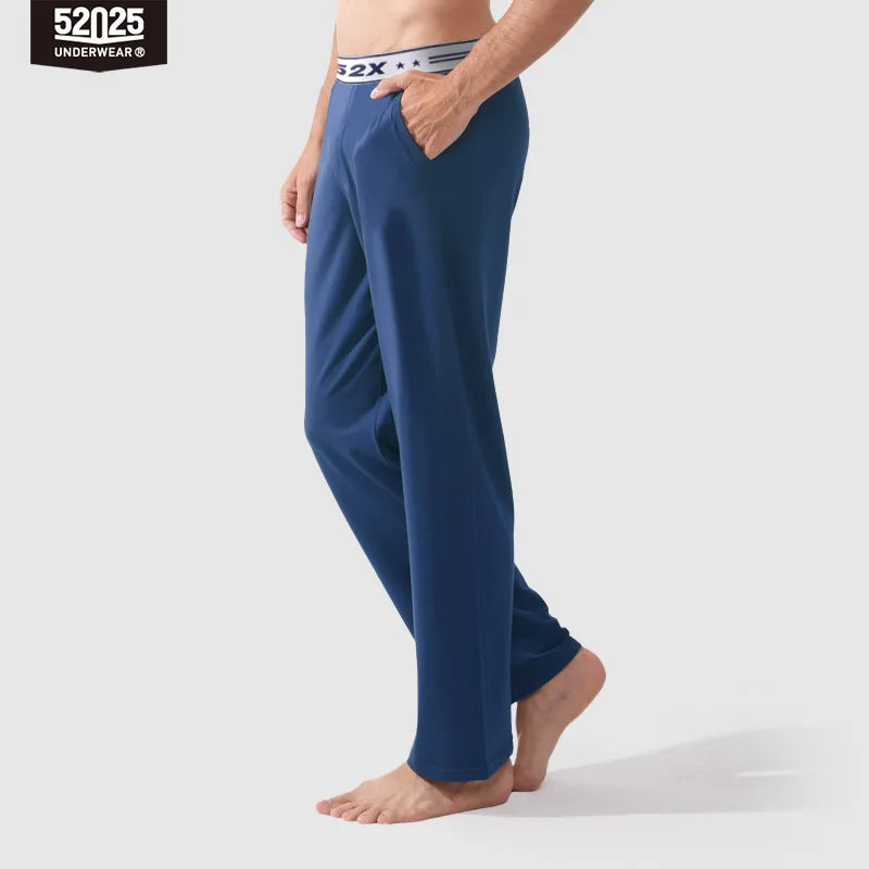 2025 Pajama Pants – Comfortable Lounge Trousers for Men, Cotton Modal Sleep Bottoms, Soft Homewear, Cozy Pajamas for Relaxation