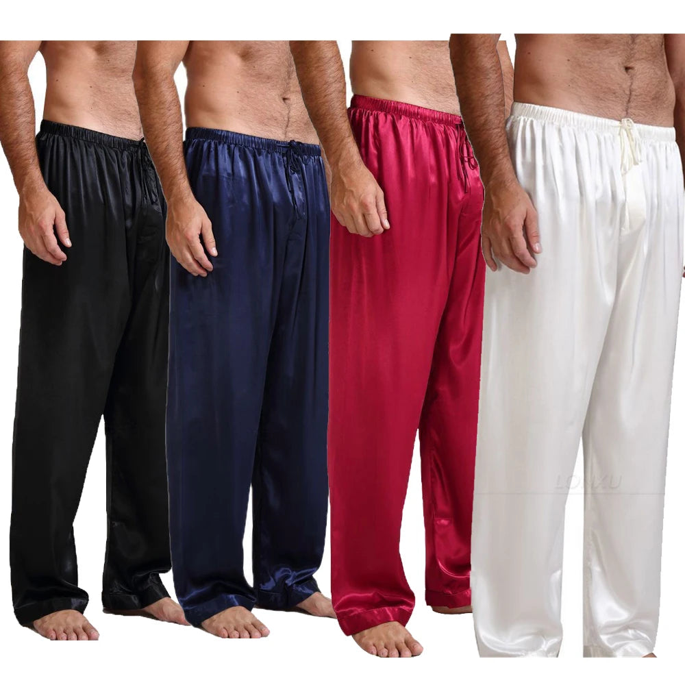 Men's Classic Pajamas Sleepwear Pyjamas Pants Sleep Bottoms Night Wears Sleepwear