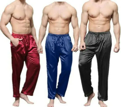Men's Classic Pajamas Sleepwear Pyjamas Pants Sleep Bottoms Night Wears Sleepwear