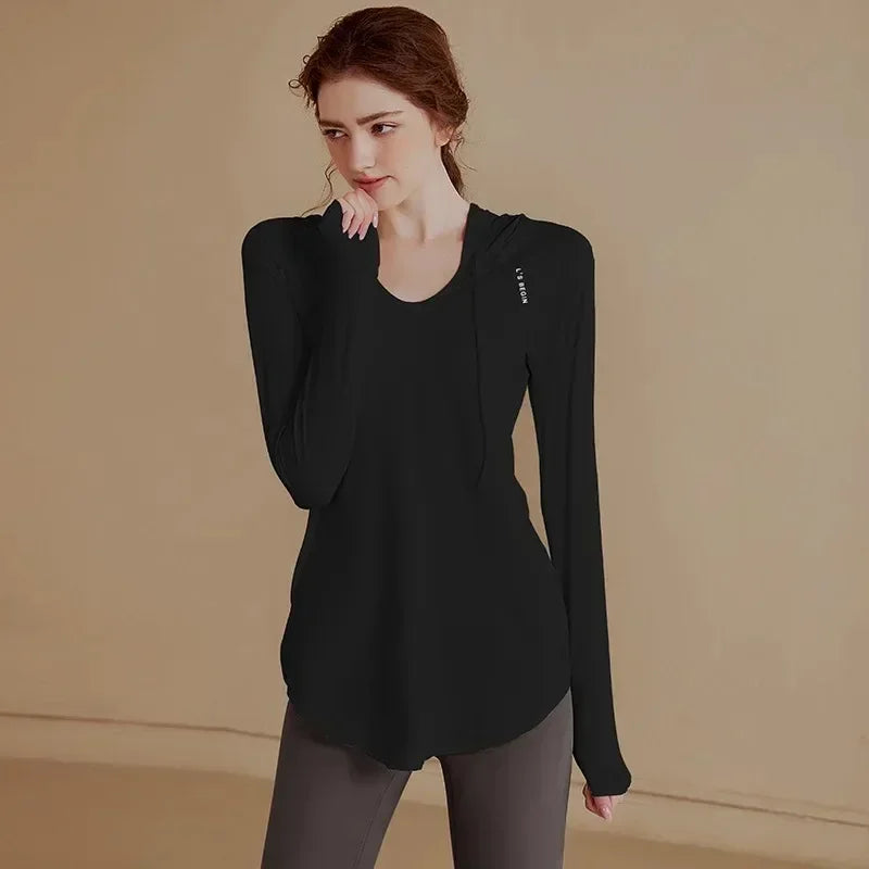 Women's Sports Wear for Fitness Running Jogging Seamless Long Sleeve Gym Woman Sport Shirt Yoga Top Female Workout Tops T-shirt