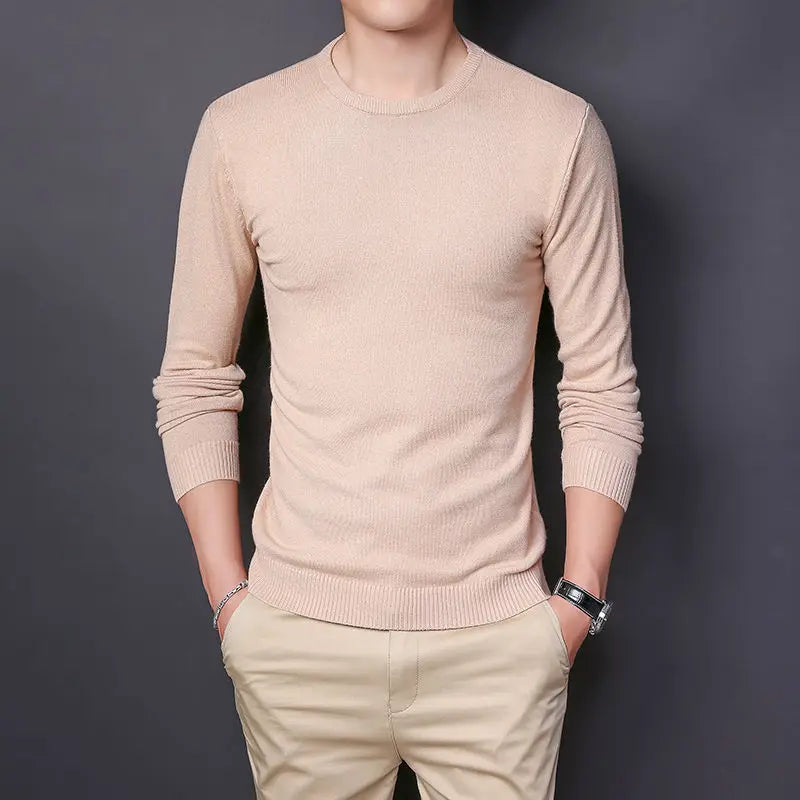 Men's Clothing Autumn Winter Long Sleeve New Tops Shirts  Fashion Turn-down Collar Simple Comfortable Versatile Selling Solid