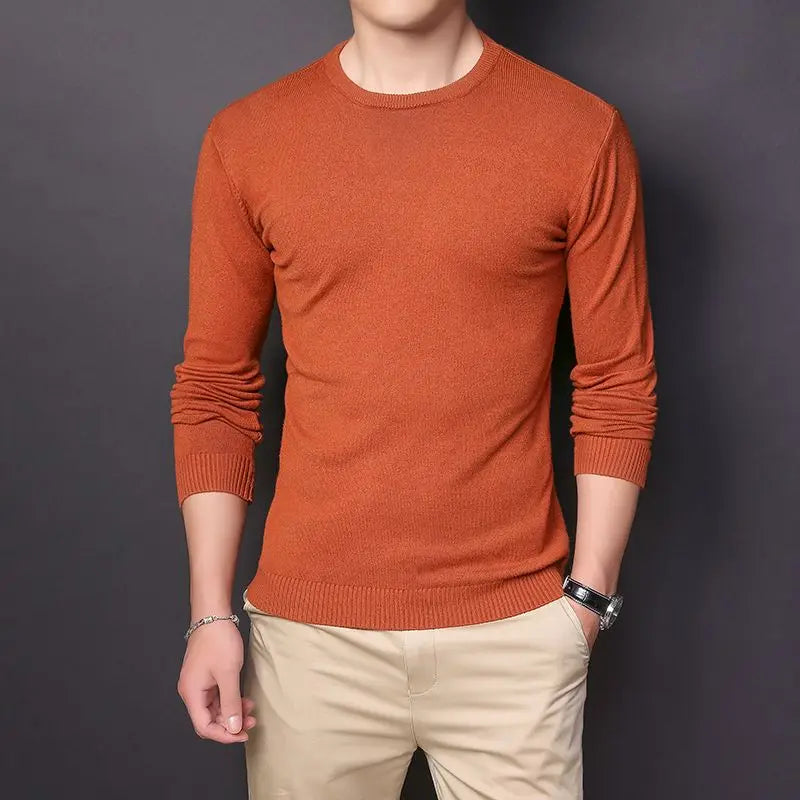 Men's Clothing Autumn Winter Long Sleeve New Tops Shirts  Fashion Turn-down Collar Simple Comfortable Versatile Selling Solid