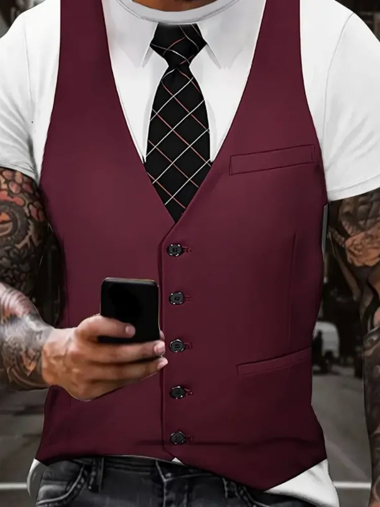 T-Shirts Man Fashion Cool Formal 3D Printed