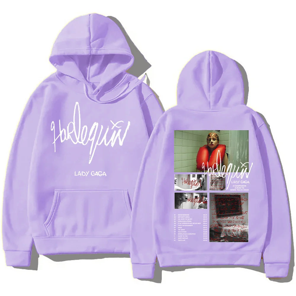 Lady Gaga Album To Joker Folie A Deux Pullovers New Hoodies Women /Men Loose Classic