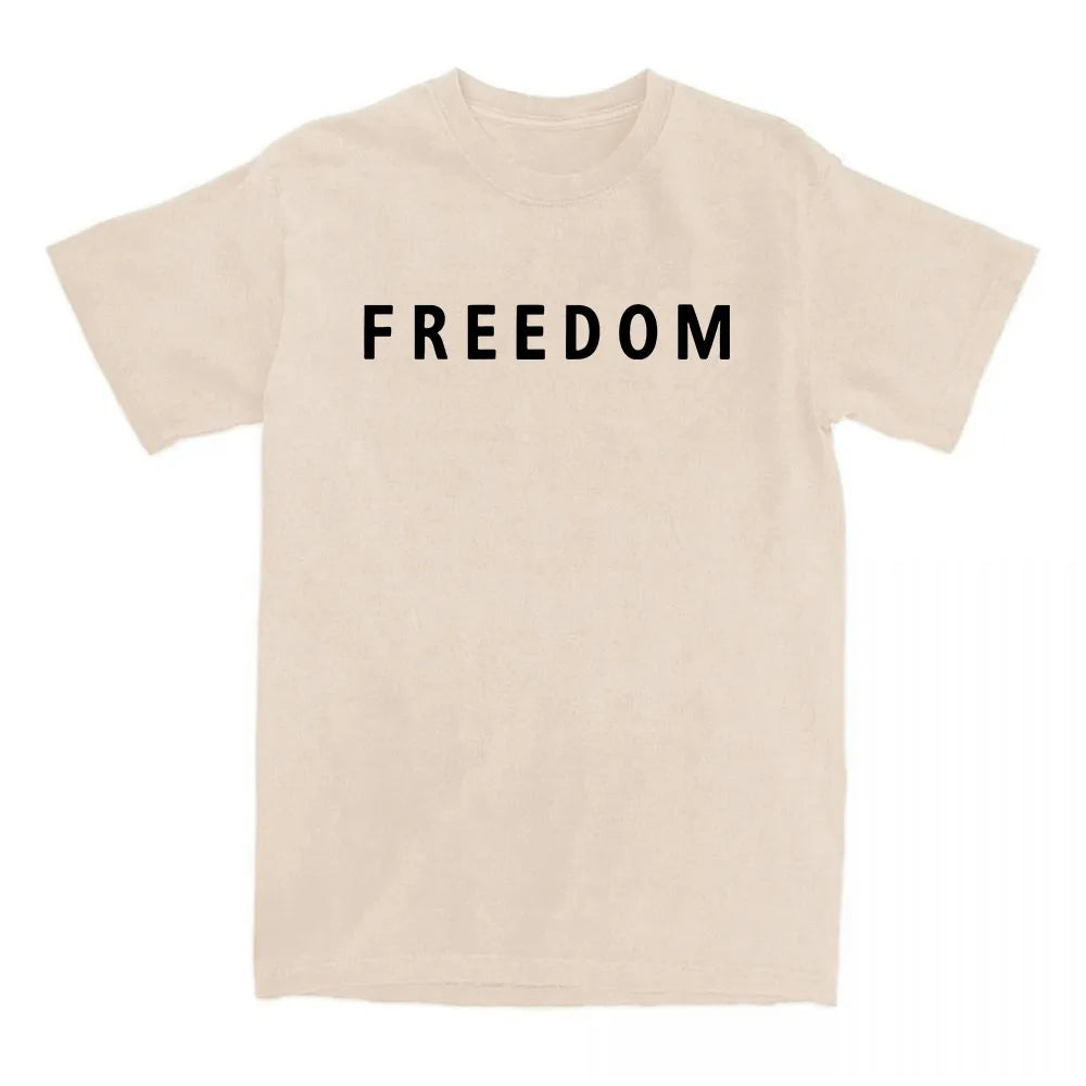 Freedom Charlie Kirk T-shirt Cotton Loose Casual Female/Male Tshirts