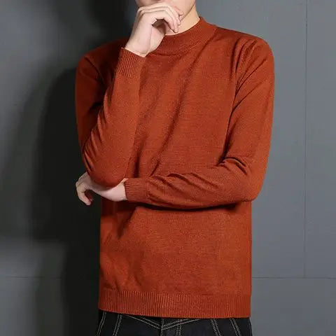 Men's Clothing Autumn Winter Long Sleeve New Tops Shirts  Fashion Turn-down Collar Simple Comfortable Versatile Selling Solid