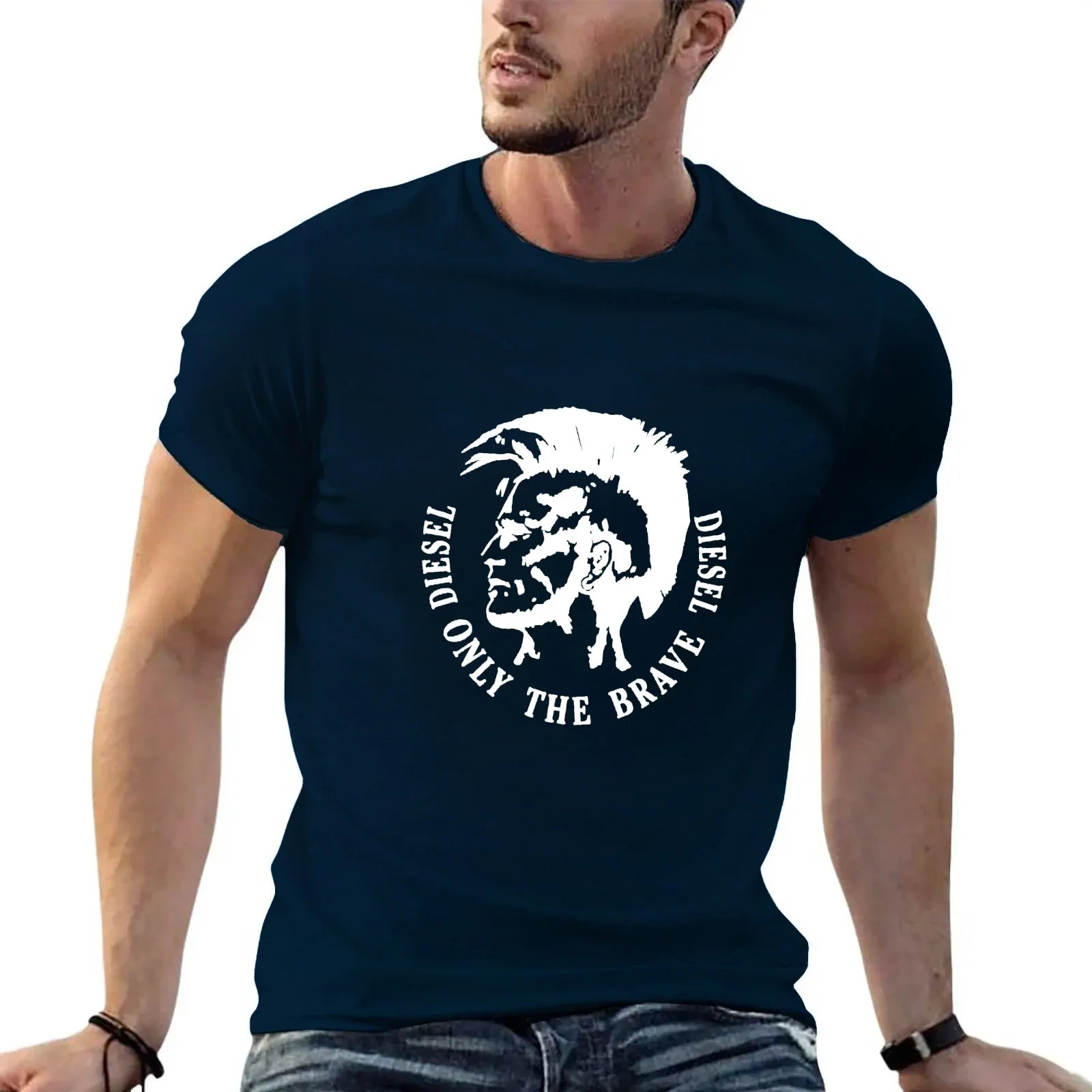 T-Shirt for men graphic New Outfits only the brave Estilo graphic printed
