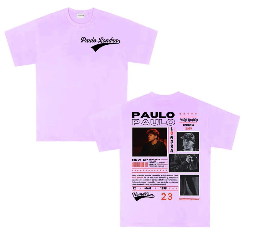 Men's Rapper Paulo Londra Homerun T-shirts