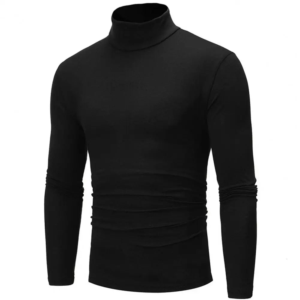 Men's Turtleneck T Shirts Slim Fit