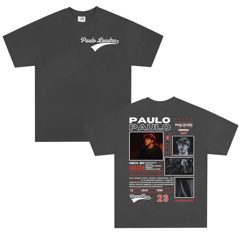 Men's Rapper Paulo Londra Homerun T-shirts