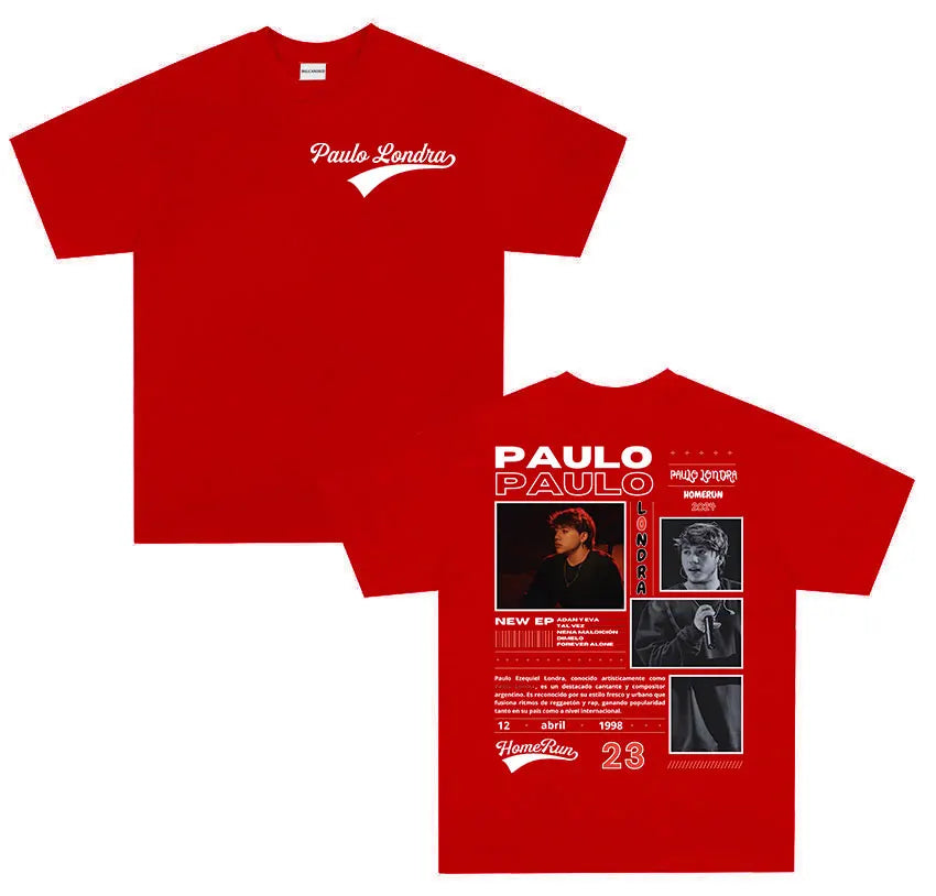 Men's Rapper Paulo Londra Homerun T-shirts
