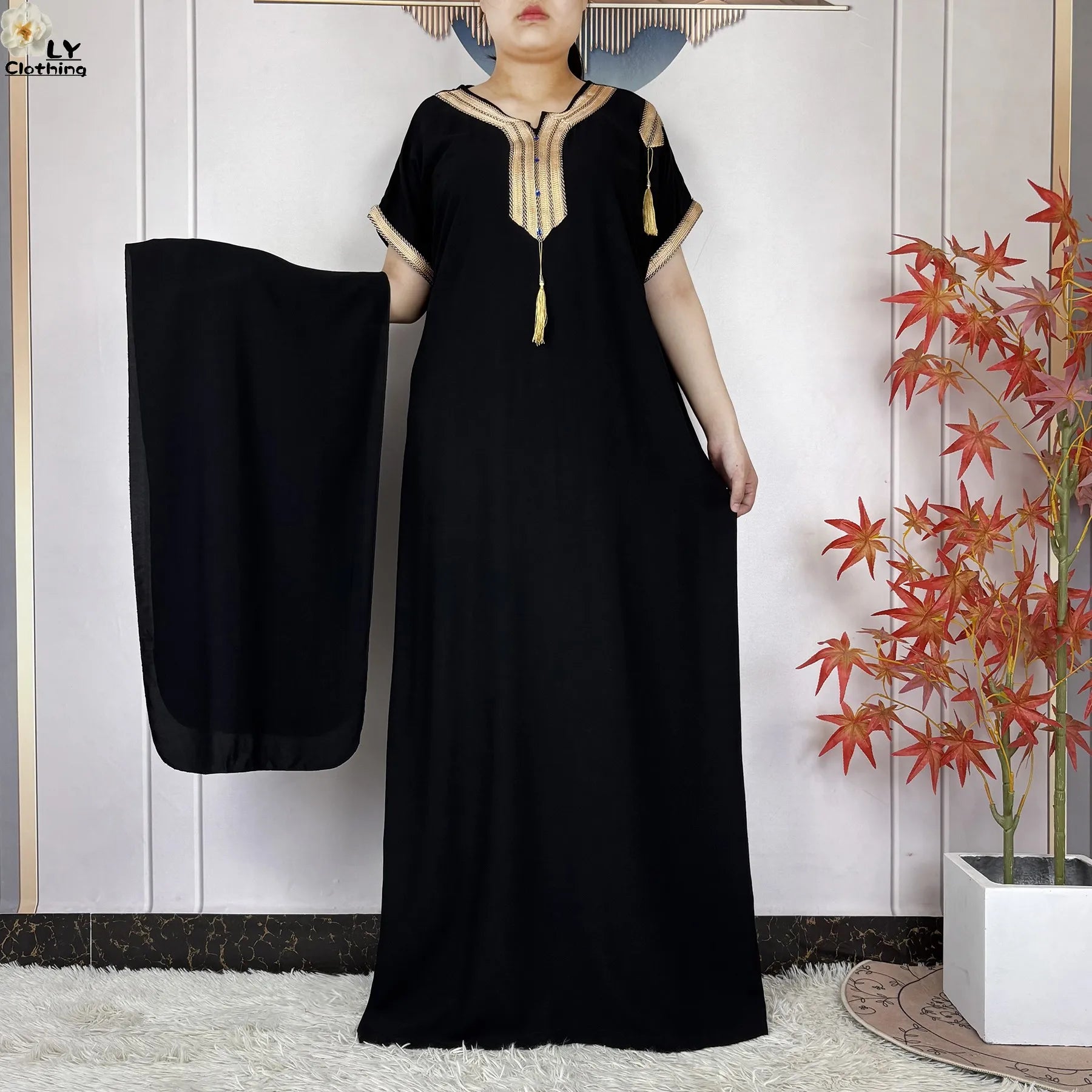 New Summer  Abaya Dresses for Women Traditional Clothing Attire  Loose Robe