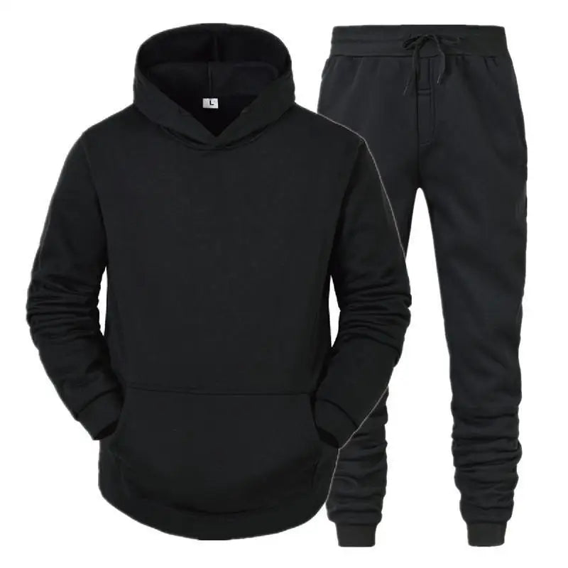 Men Sportswear Sweater Suit Hoodies + Pants Sports Clothing Spring Autumn Sets Jogging Trousers Running  Tracksuits