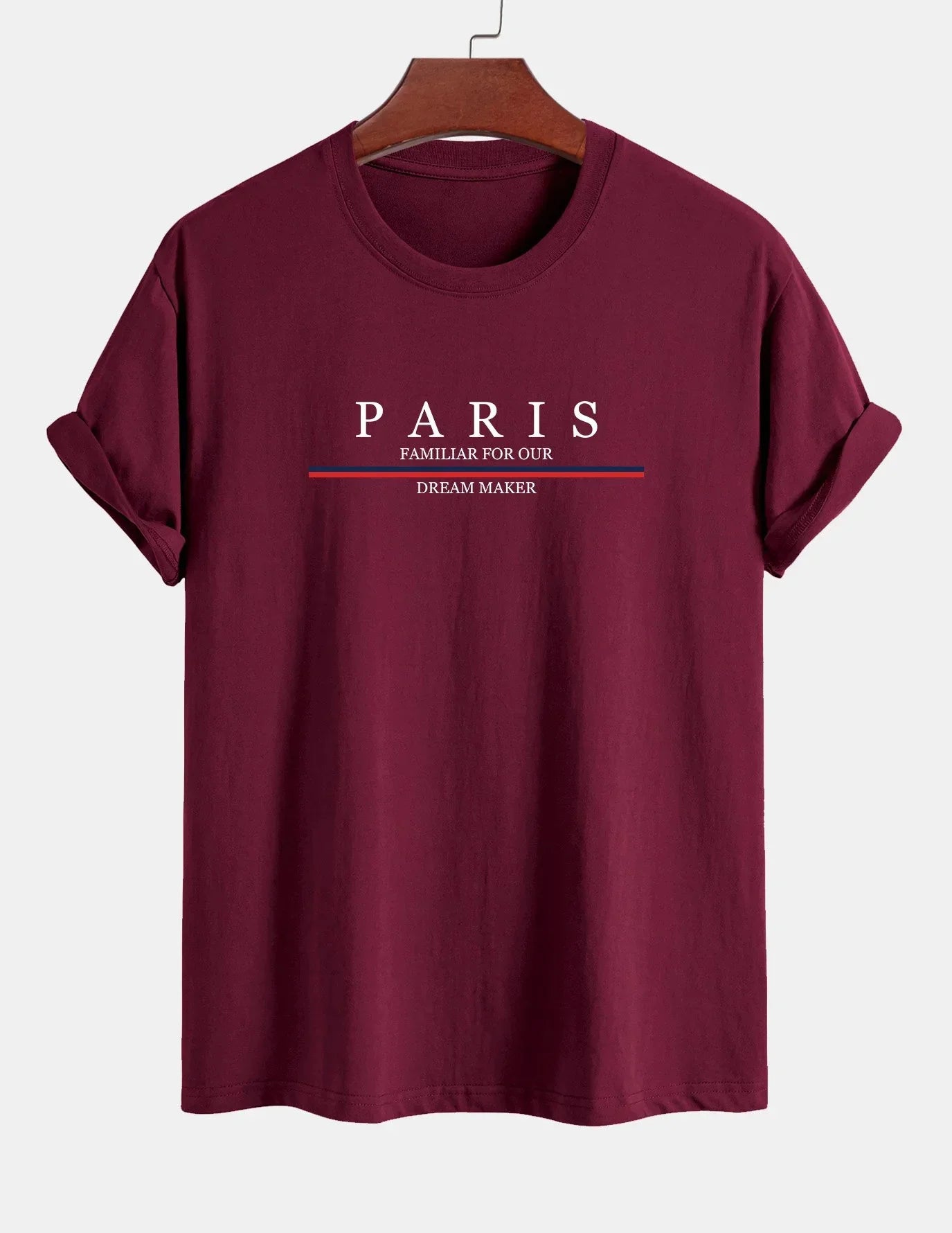 Men's Paris print SWEATS Hoodies  Loose Fit Print Casual Round Neck Top Men's autumn and winter warm round neck hoodie