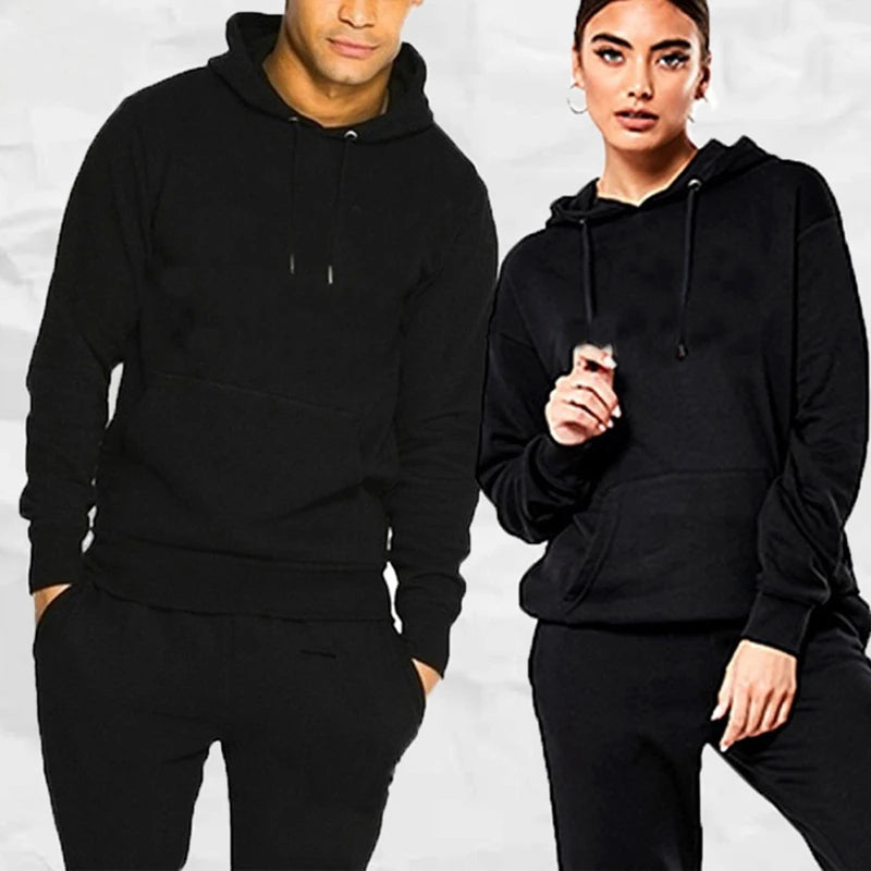 Men Sportswear Sweater Suit Hoodies + Pants Sports Clothing Spring Autumn Sets Jogging Trousers Running  Tracksuits