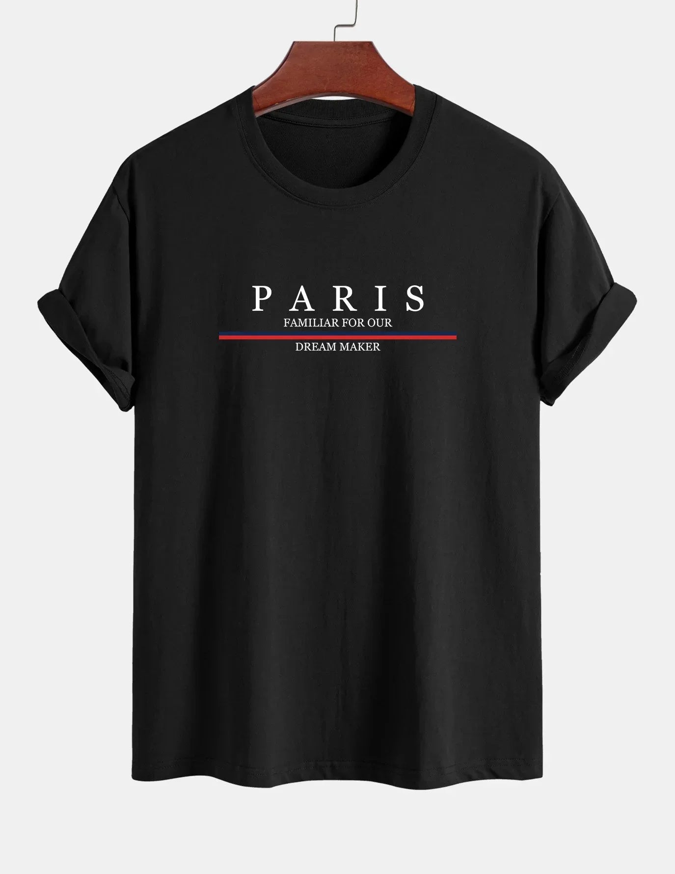 Men's Paris print SWEATS Hoodies  Loose Fit Print Casual Round Neck Top Men's autumn and winter warm round neck hoodie