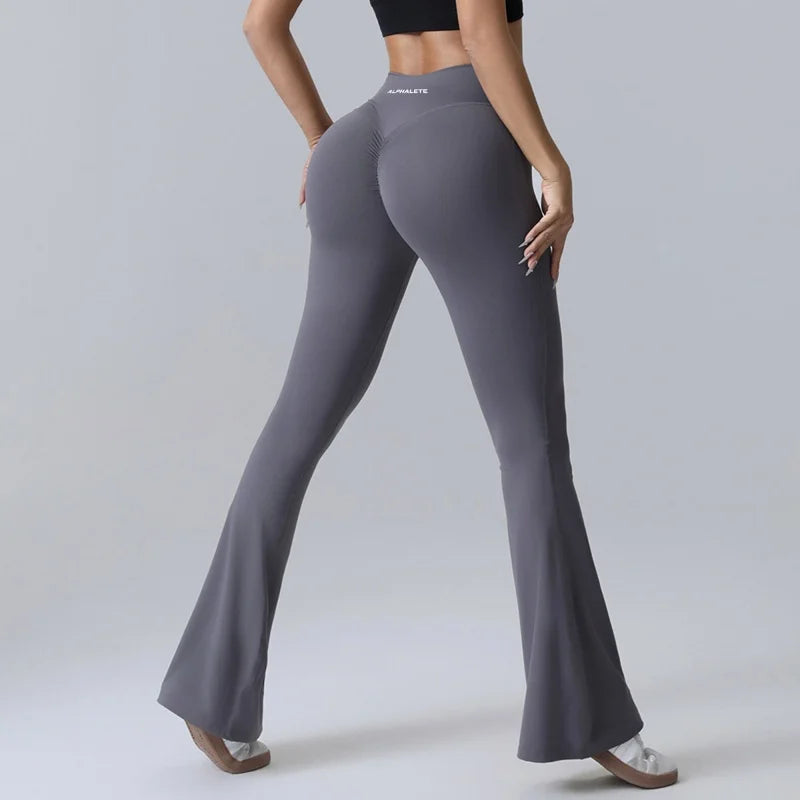 ALPHALETE Fashion Yoga Pants Spice Pilates Girls Summer New High Quality Hip Lift New Sports Fitness Elastic Long INS Hot Sales