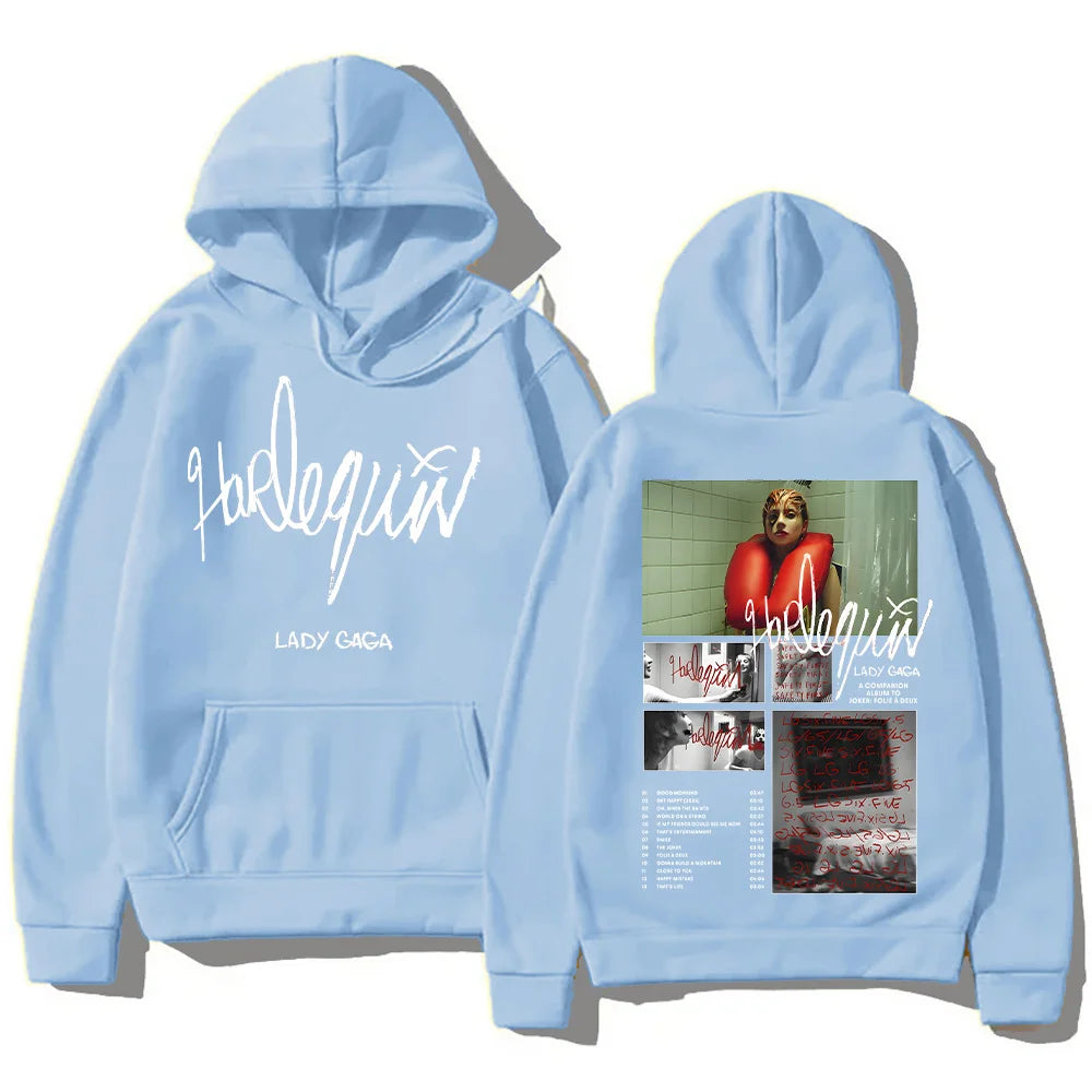 Lady Gaga Album To Joker Folie A Deux Pullovers New Hoodies Women /Men Loose Classic