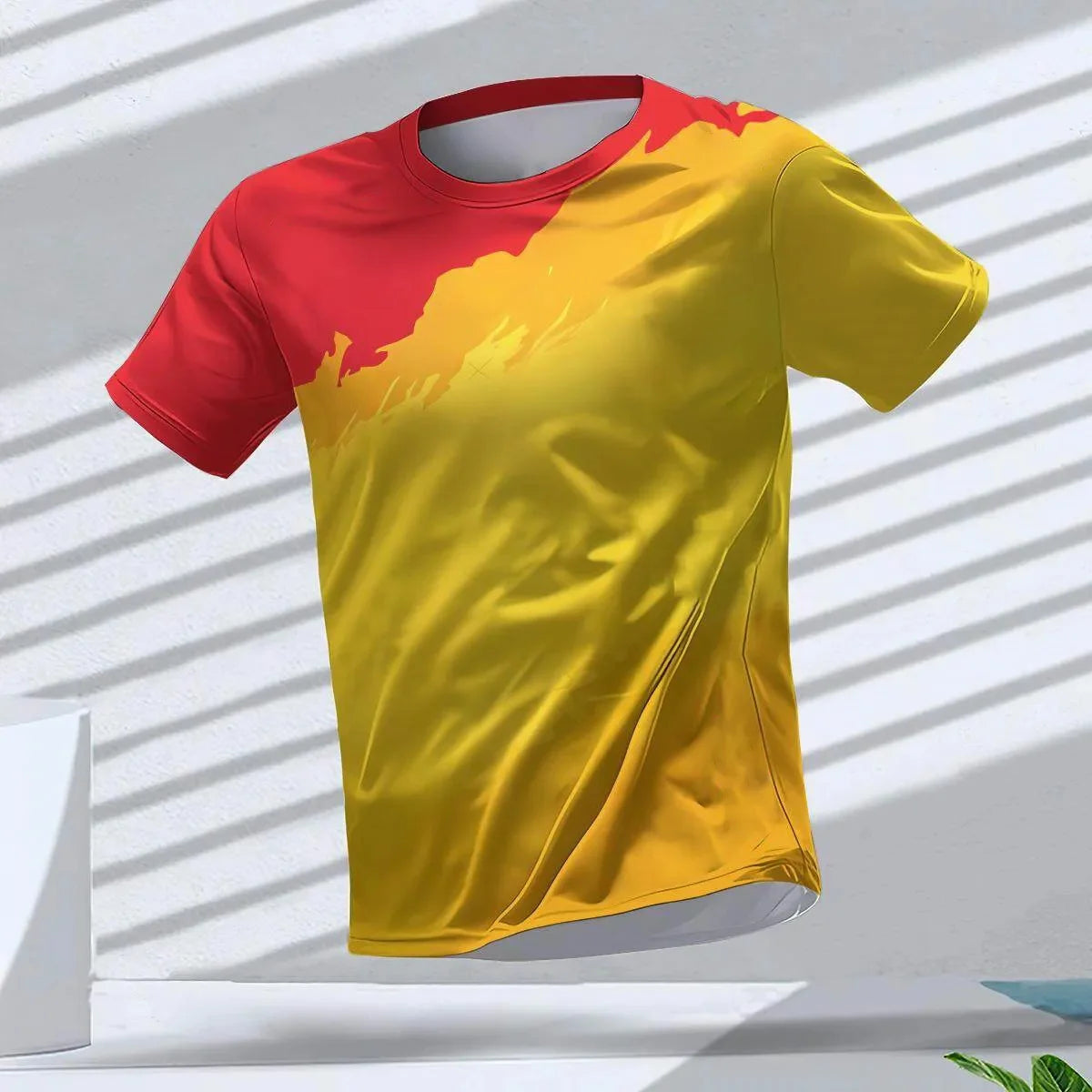 Men's T-shirts Sport Running T-shirt Men Quick-drying Breathable Short Sleeve Round Neck Gym top Outdoor Workout Men Clothing
