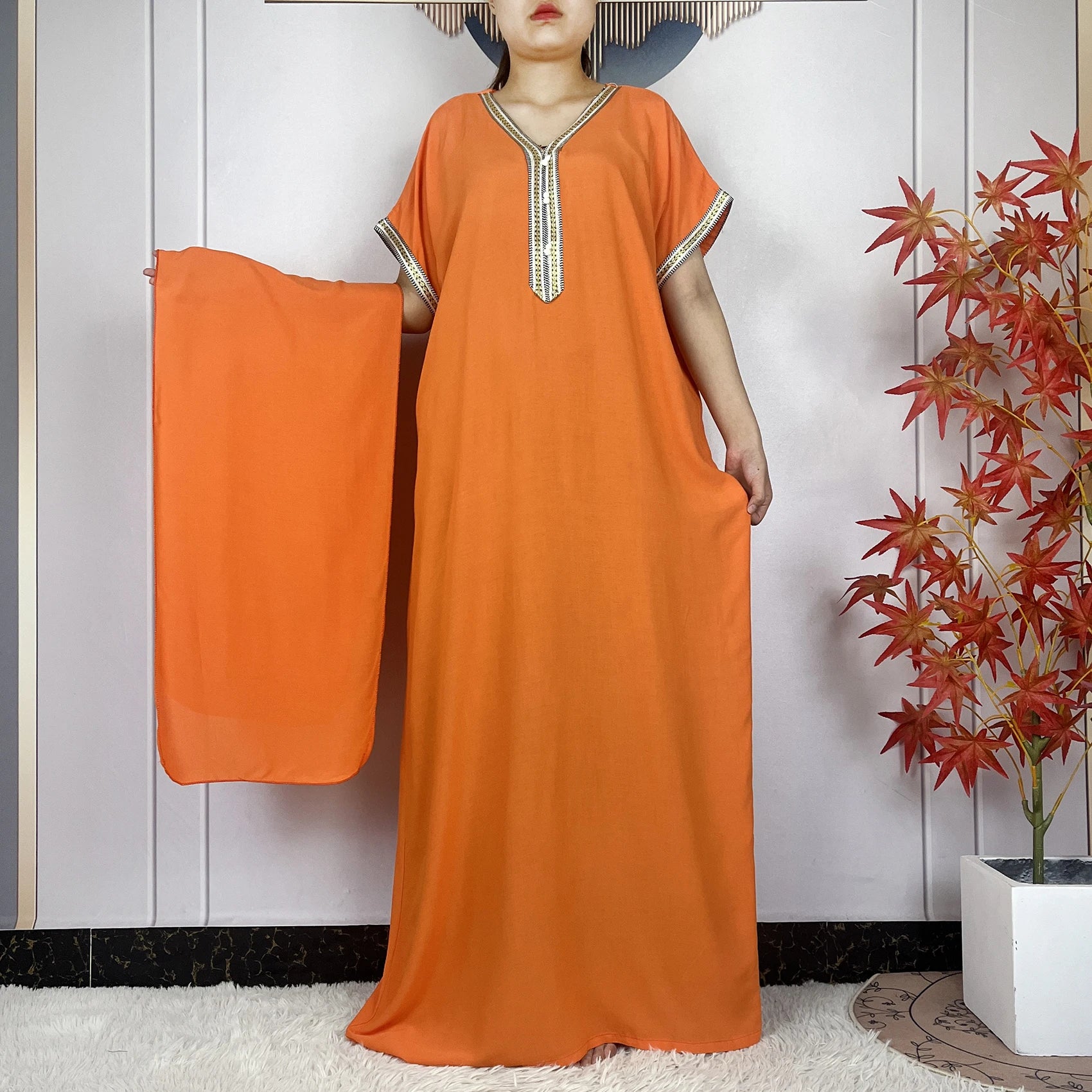 New Summer  Abaya Dresses for Women Traditional Clothing Attire  Loose Robe