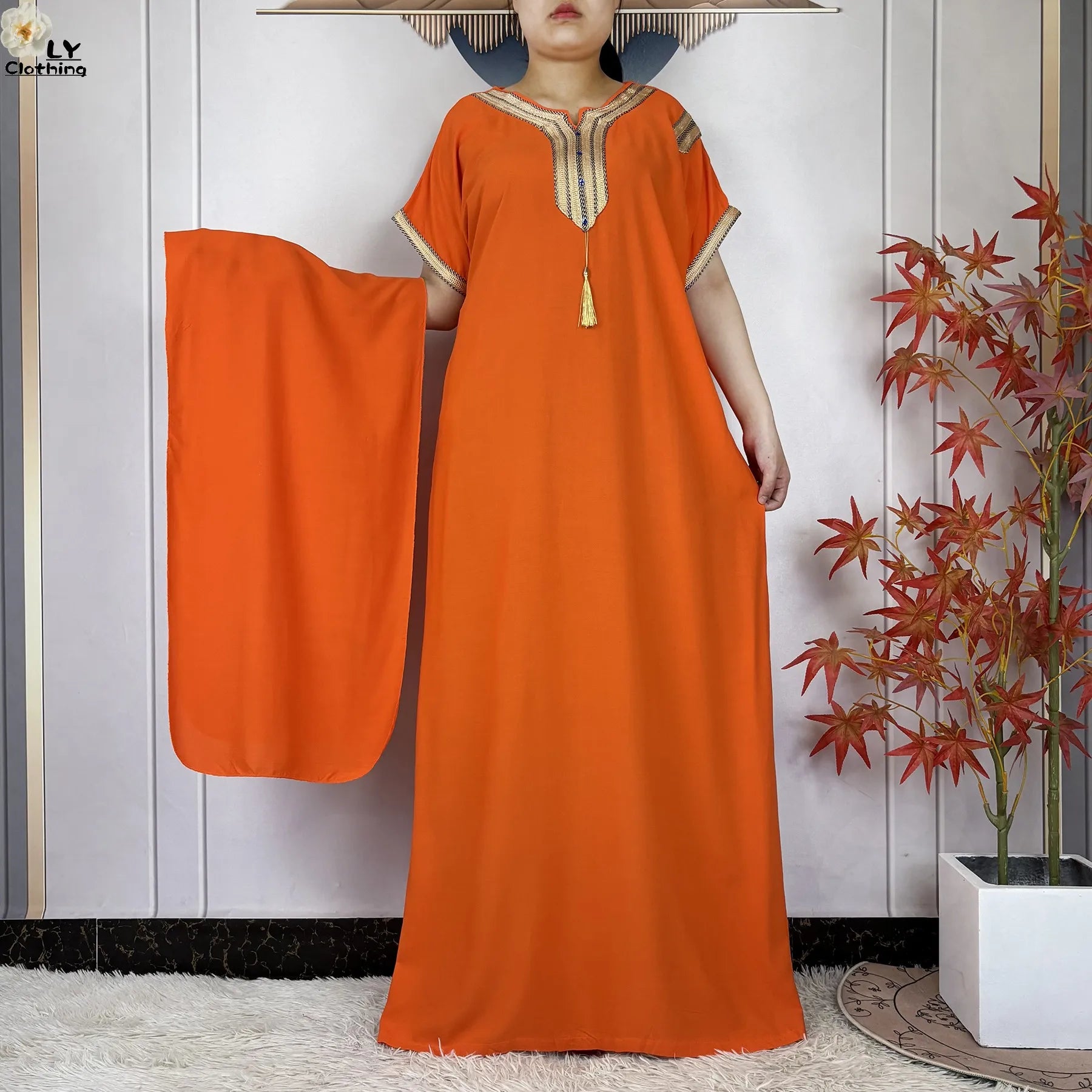 New Summer  Abaya Dresses for Women Traditional Clothing Attire  Loose Robe