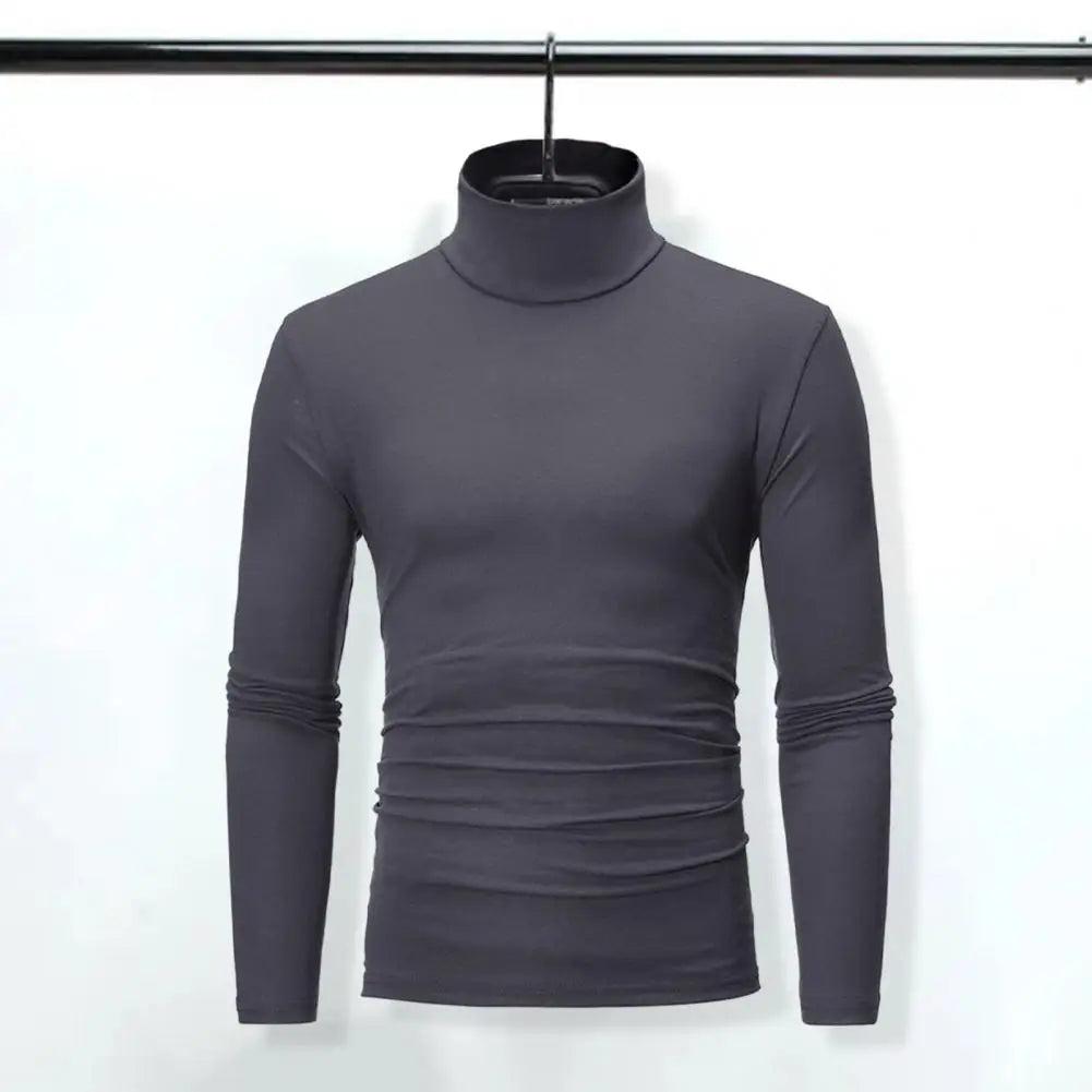 Men's Turtleneck T Shirts Slim Fit