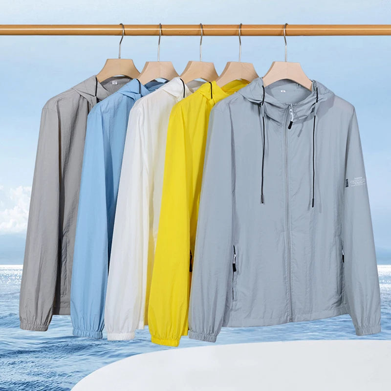 Hooded Jacket Men/ Women Quick Dry Windbreaker