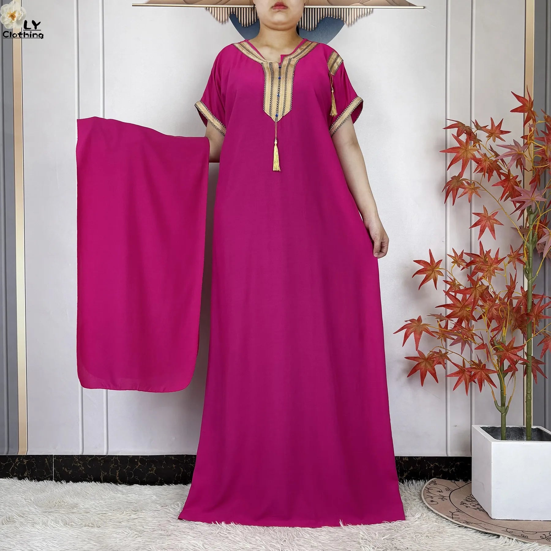 New Summer  Abaya Dresses for Women Traditional Clothing Attire  Loose Robe