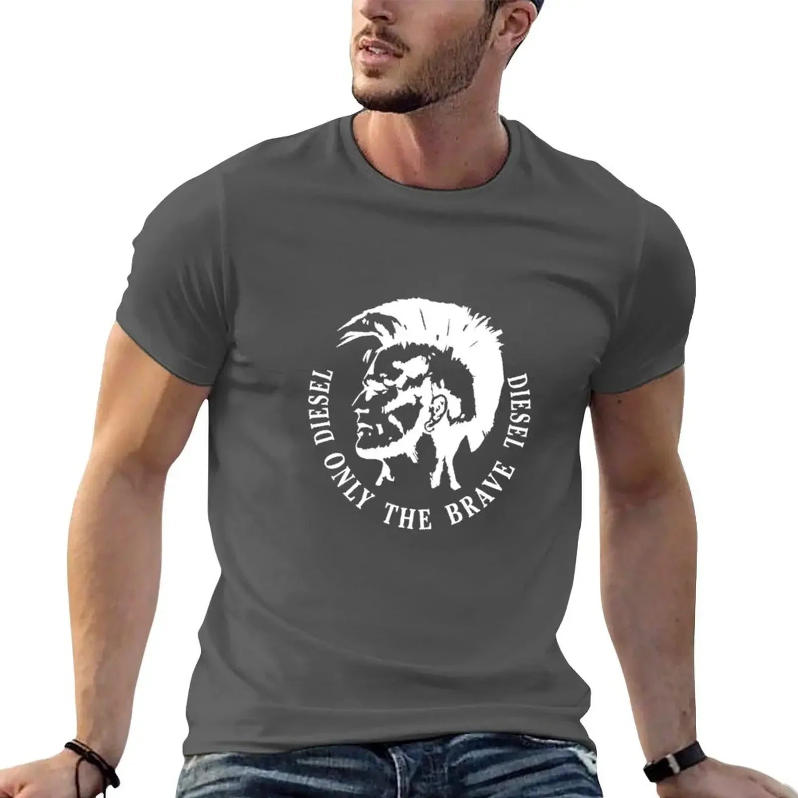 T-Shirt for men graphic New Outfits only the brave Estilo graphic printed