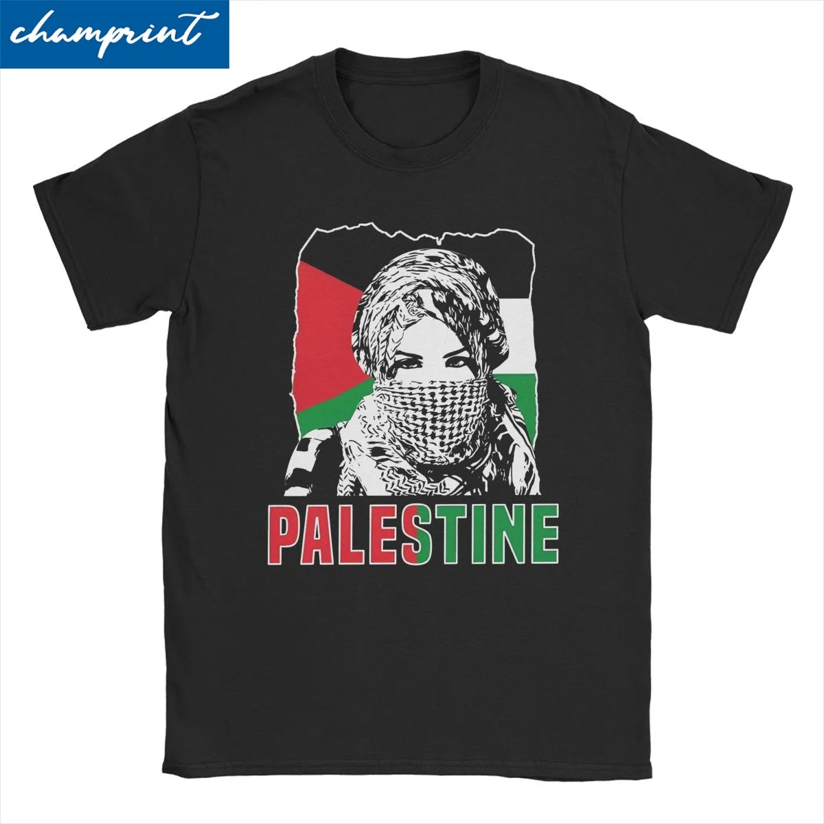Men Women Shemagh Palestine T Shirts Arabic Hatta Kufiya Keffiyeh Cotton Tops  Short Sleeve O Neck Tees Party T-Shirts