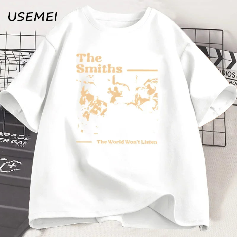 Vintage Men's The Smiths T Shirts Hip Hop Retro 90s