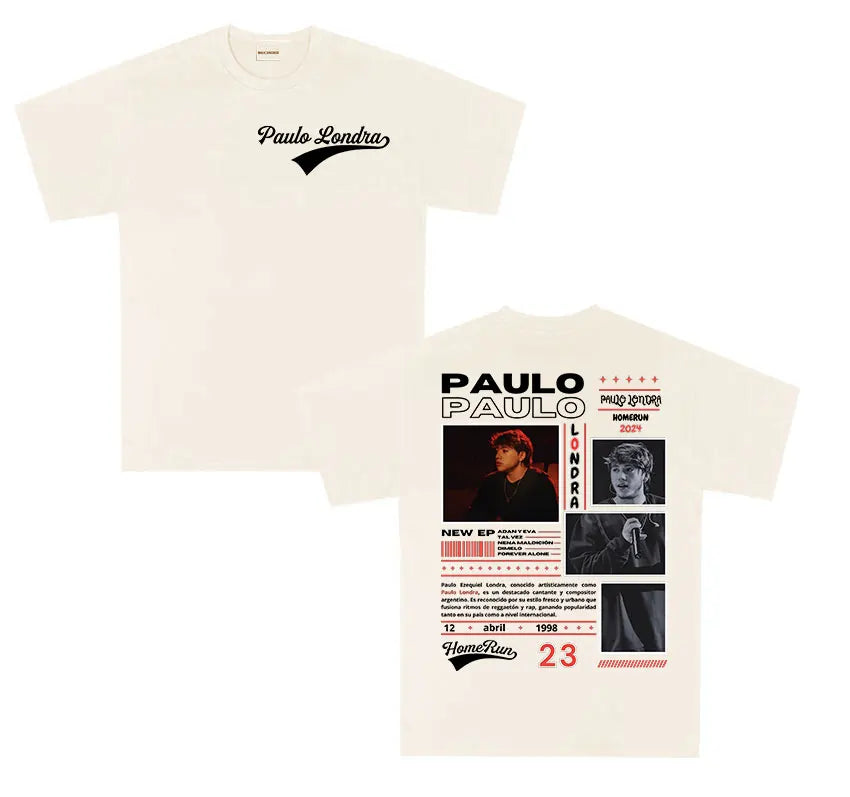 Men's Rapper Paulo Londra Homerun T-shirts
