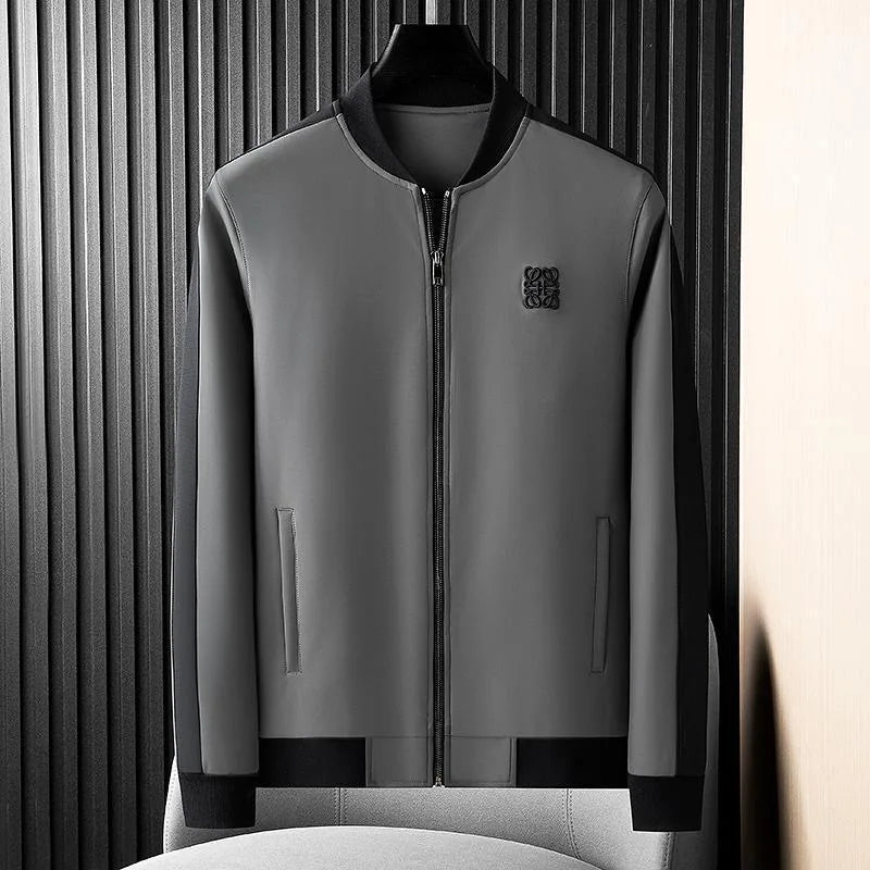 2025 Spring and Autumn New Fashion Trend Baseball Jacket Set Men's Casual Loose Sports Large Size High Quality Two-Piece Set