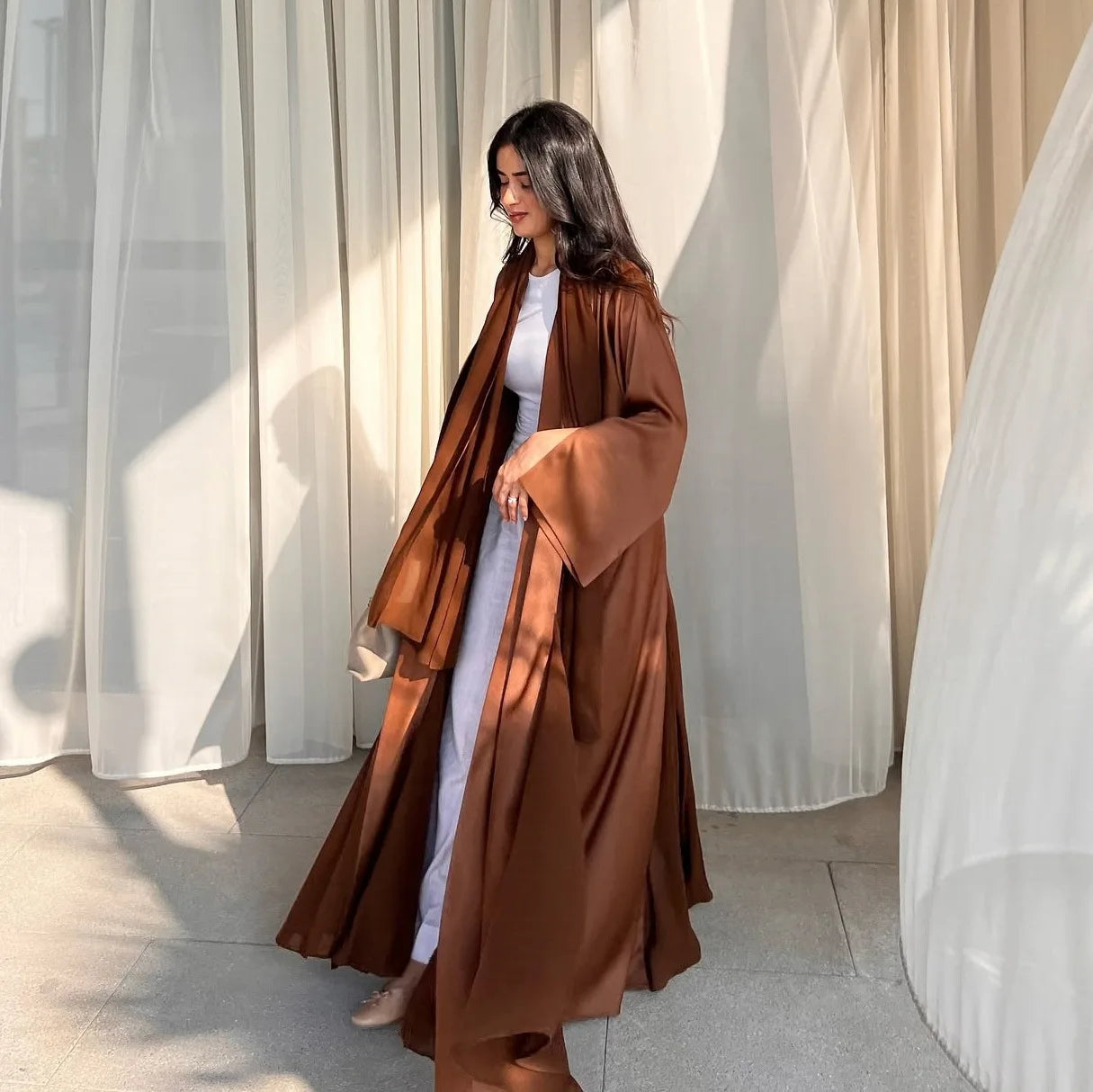Dubai Open Abayas for Women Eid Ramadan Dress Turkey Kaftan Kebaya Caftan Marocain Abaya Dubai Islam Jalabiya Arab