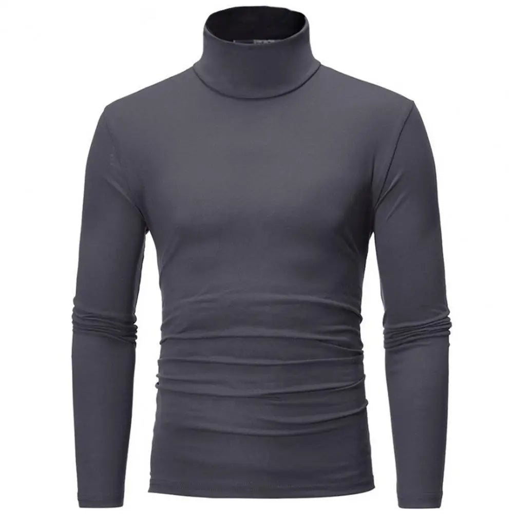 Men's Turtleneck T Shirts Slim Fit