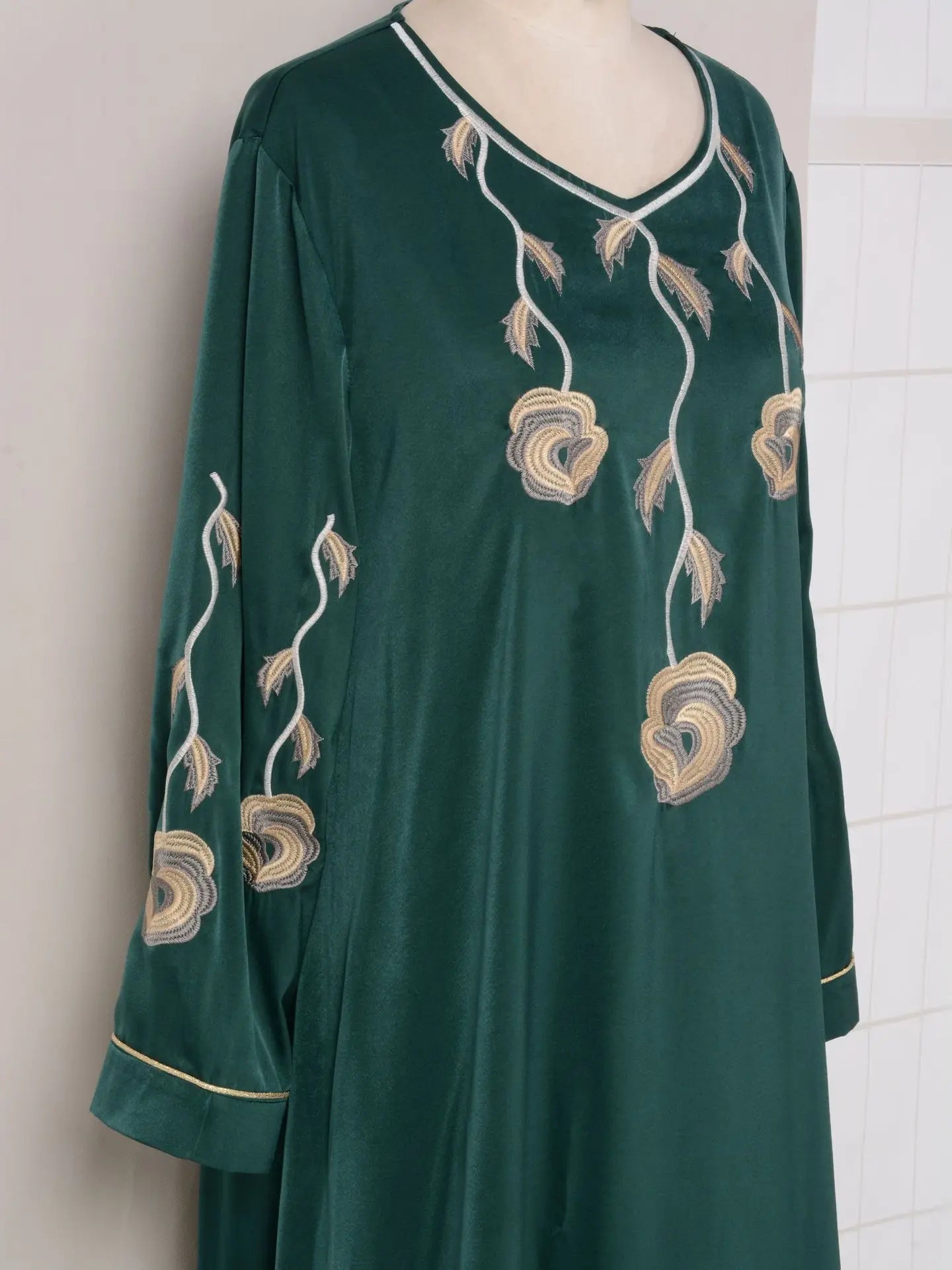 Women Abaya 2025 Eid Ramadan Fashion Hijab Robe  Embroidery Evening Party Dress