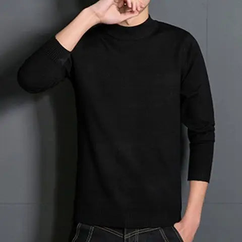 Men's Clothing Autumn Winter Long Sleeve New Tops Shirts  Fashion Turn-down Collar Simple Comfortable Versatile Selling Solid