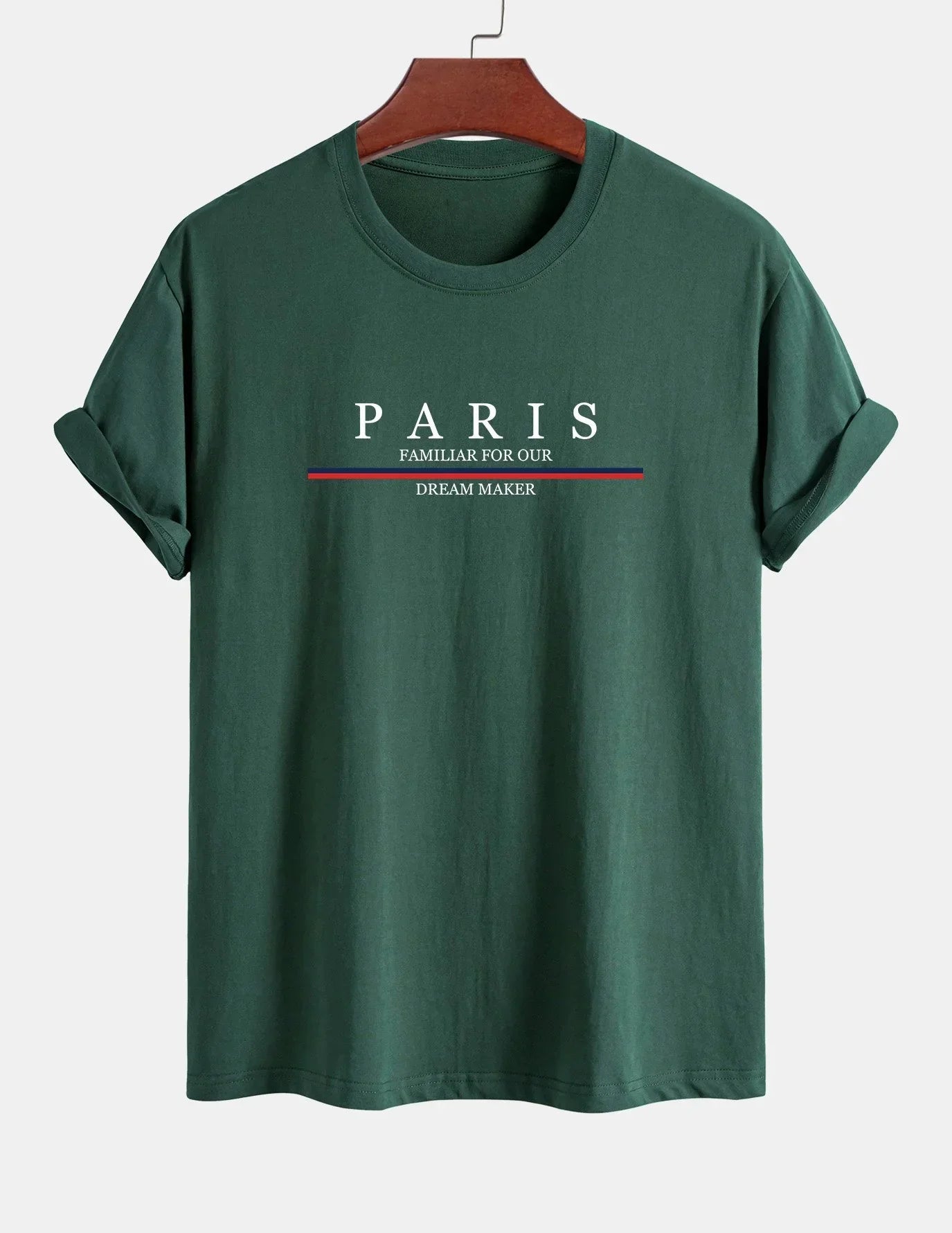 Men's Paris print SWEATS Hoodies  Loose Fit Print Casual Round Neck Top Men's autumn and winter warm round neck hoodie