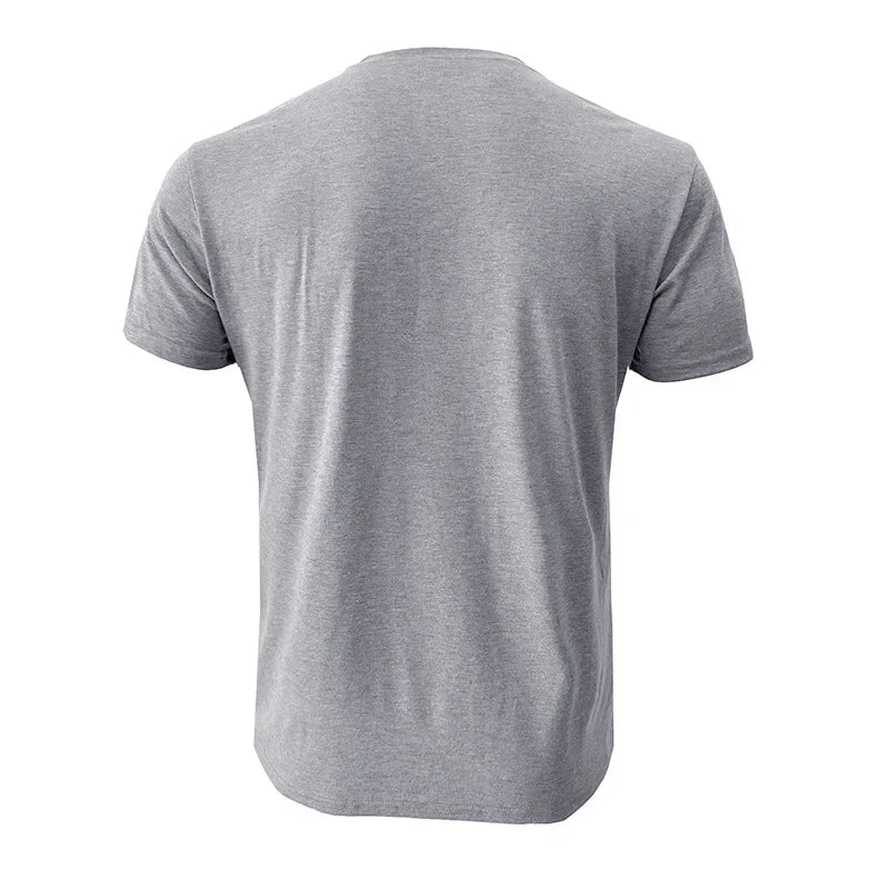 Men's T-Shirt Henley Collar Design Slim