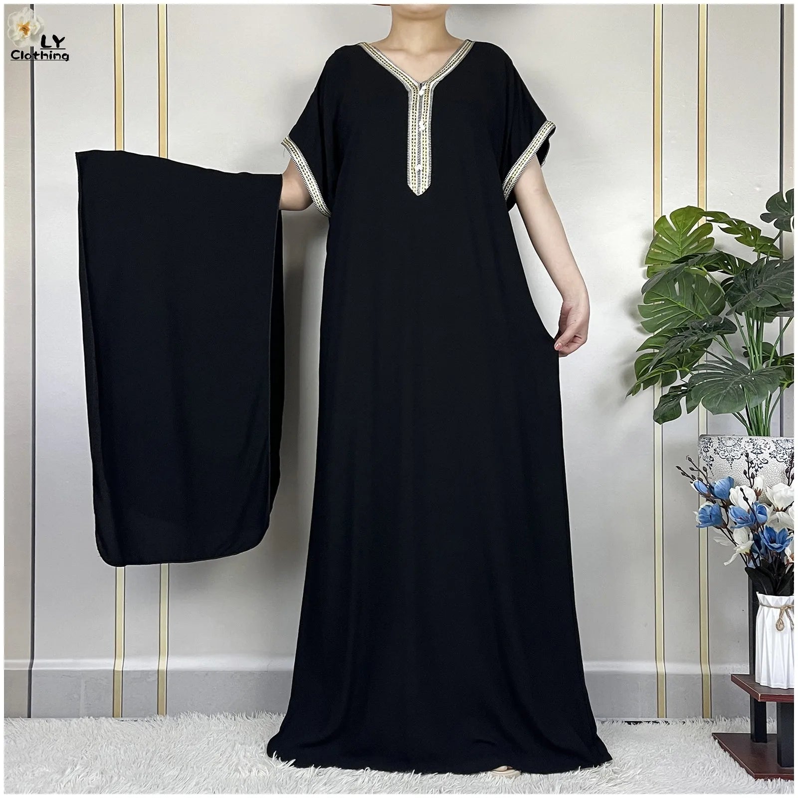 New Summer  Abaya Dresses for Women Traditional Clothing Attire  Loose Robe