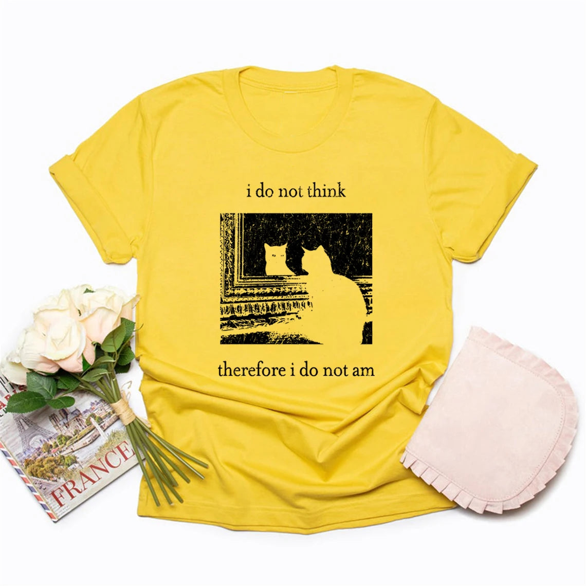 Women's Printed Tshirt Vintage Unisex Goth Shirt Streetwear Tops