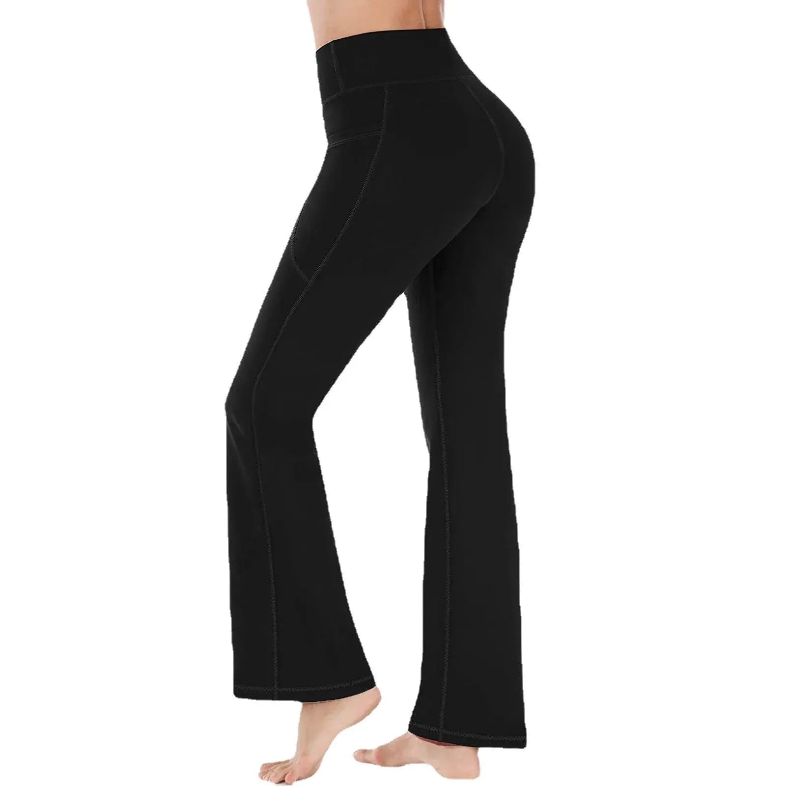 2025 New WOMEN'S Outer Wear Fashion Pants Are Thin and Stretch Popular Yoga Wide-leg Pants Leggings Yoga Pants Fashion